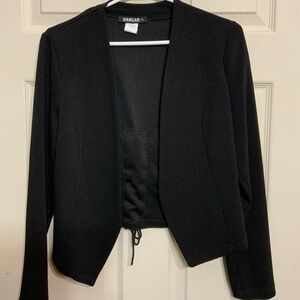 BLACK CARDIGAN/ VEST tied in the back. Size M